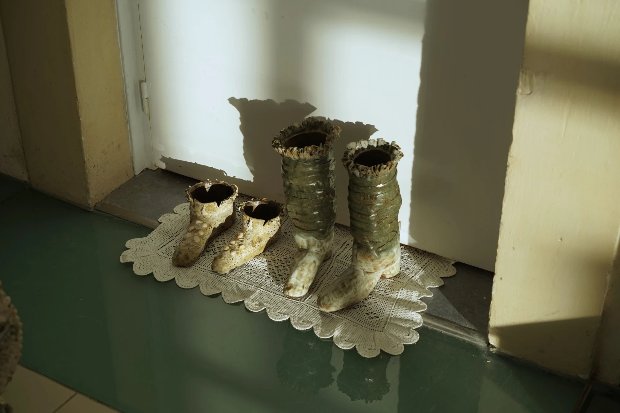 Bottes et chausson en céramique